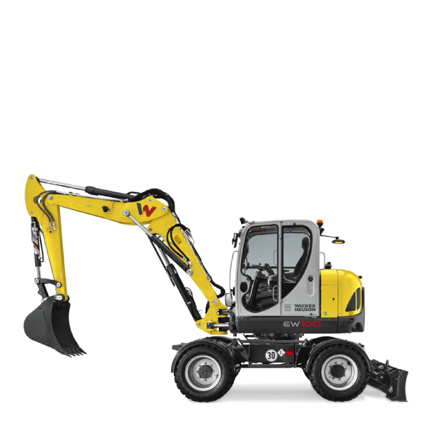 Mobilbagger EW100 von Wacker Neuson