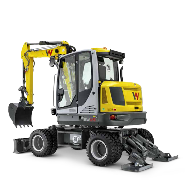 Mobilbagger EW65 von Wacker Neuson